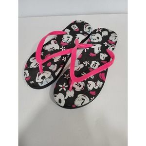 NWOT Mickey Mouse Flip Flops Women Size 8